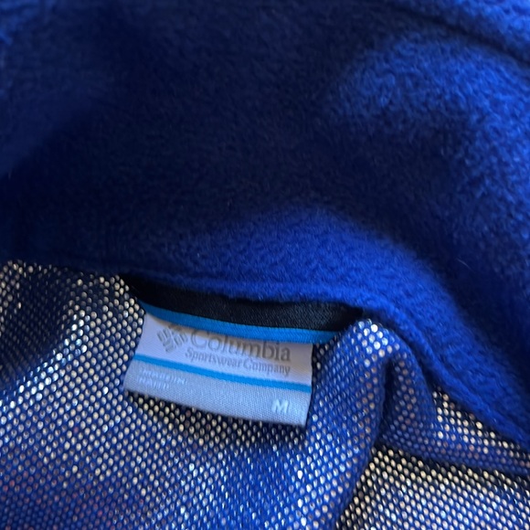 Blue Men’s Fleece Coat - Picture 2 of 2